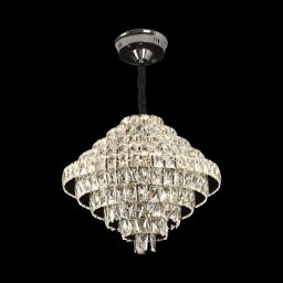 Candelabru din cristal CC639/500, 12x E14, 50 cm, crom lucios