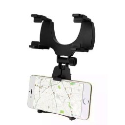 Suport telefon auto pentru oglinda retrovizoare, reglabil, universal