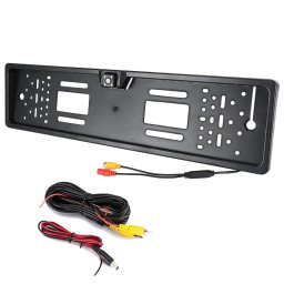 Suport numar auto cu camera video pentru marsarier RoGroup, 170° IP68