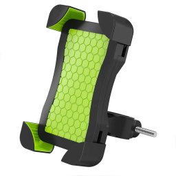 Suport telefon Siegbert pentru bicicleta si motocicleta, rotire 360°, negru-verde
