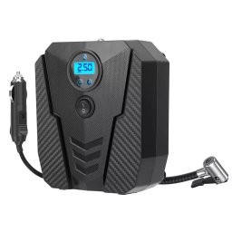 Compresor auto digital Siegbert 12V, 10A, display LED, cablu 3 m si lampa
