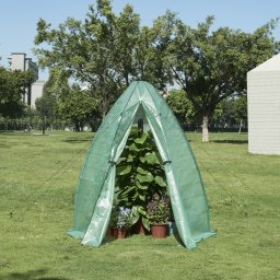 Solar folie pentru plante Hunze 183x160 cm verde, cu usa si fereastra