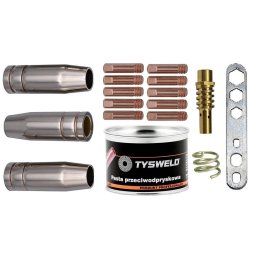 Set consumabile MIG MAG 150A cu pasta antistropi pentru pistol MB 14/15