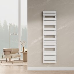 Calorifer portprosop baie Voss alb 160x40 cm, 720W, otel