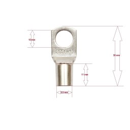 Papuc electric SC 35-10 din cupru cositorit pentru conexiuni electrice