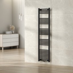 Calorifer portprosop baie Voss 160x40 cm, negru, otel, 556 W