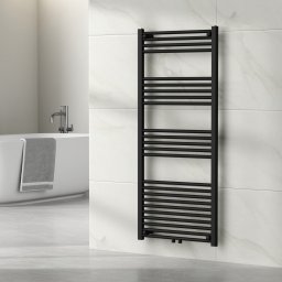 Calorifer portprosop baie Voss 140x60 cm, negru, 655 W