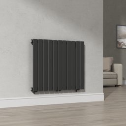 Calorifer design Nore negru 60x80 cm, 616W, montaj pe perete