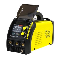 Aparat de sudura MIG-MAG fara gaz Ido Weld 130A cu rola sarma flux 1 kg
