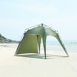 Pavilion pliabil cu iluminare LED 2,5x2,5 m verde pro.tec