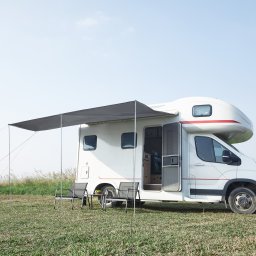 Copertina pentru rulota Beuningen 400x240x235 cm, gri, pro.tec