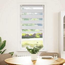Jaluzea Zebra 80,9x150 cm Latime material 76,7 cm alb GartenMobel Dekor