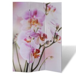 Paravan de camera pliabil, 120 x 170 cm, flori GartenMobel Dekor