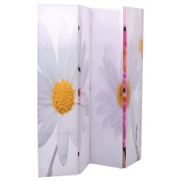 Paravan de camera pliabil, 160 x 170 cm, flori GartenMobel Dekor