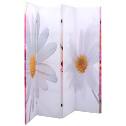 Paravan de camera pliabil, 200 x 170 cm, flori GartenMobel Dekor