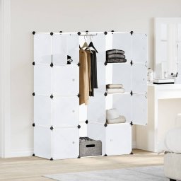 Dulap modular cu 9 compartimente, 109x36,5x143 cm, alb GartenMobel Dekor
