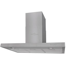 Hota de bucatarie, 900 mm, otel inoxidabil, plat GartenMobel Dekor