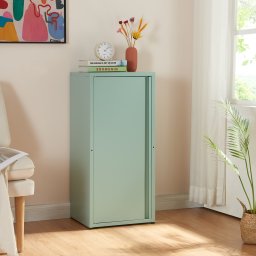 Dulap metalic Burlöv din otel, verde menta, cu 1 usa, 88 cm