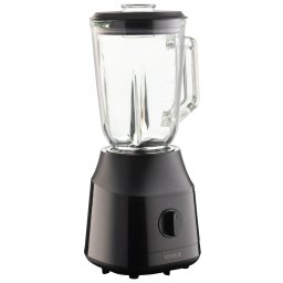 Blender Vivax BL-601B, 600 W, capacitate recipient sticla 1.5 L, 2 viteze + Turbo Pulse, Negru