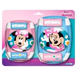 Cotiere și genunchiere cu model Minnie Mouse