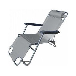 Sezlong DSZG001, 153x60x79 cm (Gri)