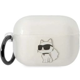 Husă Karl Lagerfeld Ikonik Choupette pentru AirPods Pro 1/2 – Transparent