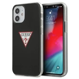 Husa Guess GUHCP12SPCUCTLBK iPhone 12 mini 5.4" black/black hardcase Triangle Collection