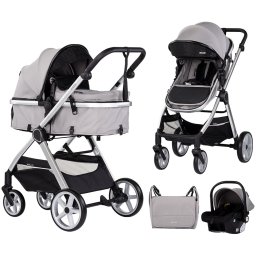 Carucior Chipolino Vista 3 in 1 cloud grey