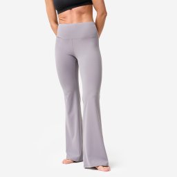 Colanți de yoga/pilates evazați, Gri, Damă
