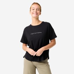 Tricou yoga Negru Damă