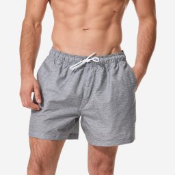 Șort de baie scurt Boardshort surf 15" 100 Gri Bărbați