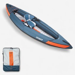 Caiac-canoe gonflabil pentru plimbări 1 loc