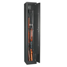 Dulap 4 arme cu cutie interioara, negru, 148x25x28,5 cm