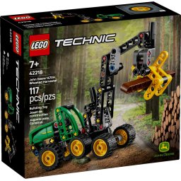 LEGO® Technic 42218 - Utilaj de taiat si stivuit copaci John Deere 1470H