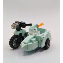Lego Minibuilds mtsdhp01 - Motocicleta cu atas