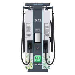 Statie de incarcare ultra rapida cu monetizare iHunt EV DC 60KW, 2 x CCS2 - Integrare iHuntEV