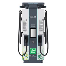 Statie de incarcare ultra rapida cu monetizare iHunt EV DC 120KW V4, 2 x CCS2 - Integrare iHuntEV