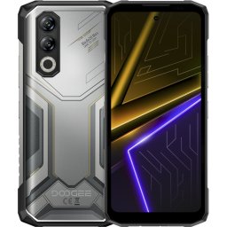 Telefon rugged Doogee Blade20 Max, 4G, 6.6-inch 120Hz, Helio G100, 12GB RAM, 1TB, NFC, 11800mAh, Android 15, Silver
