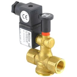 Electrovalva gaz metan, normal deschis (NA), 1/2, manual reset, IP65, 230V, DN15, Tecnogas M16/RMO,