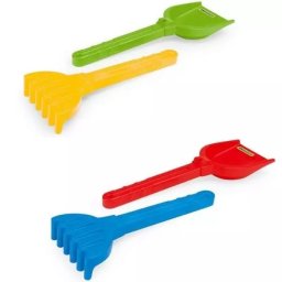 Wader: Set lopată și greblă pentru nisip - diferite