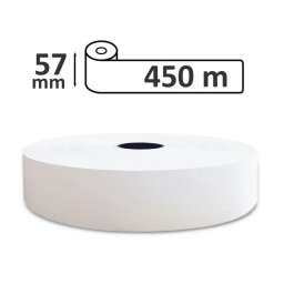 Rola hartie termica 57mm x 450m pentru aparat reciclat Tomra