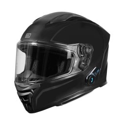 Casca moto integrala, Origine Pista cu bluetooth, culoare negru mat, marime S