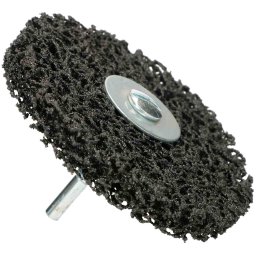 Roată de rectificat cu fleece tare pe tijă 100 mm