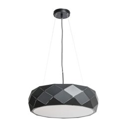 Lustră pe cablu REUS, 3x E27, 40W, 230V, Ø 47 cm, negru