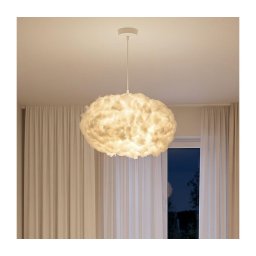 Brilagi - Lustru suspendat SOLEAIR, 2xE27/40W/230V, Ø 60 cm, alb