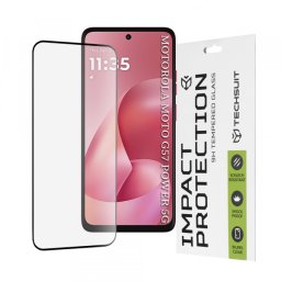 Folie de protectie Ecran Techsuit pentru Motorola Moto G67 Power / G57 Power, Sticla Securizata, Full Glue, 111D, Neagra