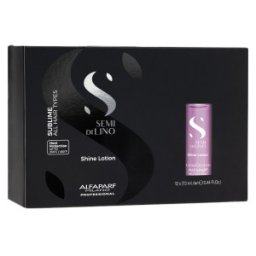 Lotiune de Stralucire si Revitalizare fara Clatire Alfaparf Semi di Lino Sublime Shine, 12 x 13 ml