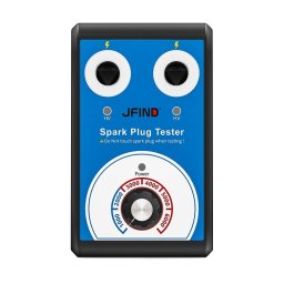Tester de bujii auto JFIND B0198-1, analiza de aprindere a mașinii pe benzină 12V, reglabil cu doua orificii, 6000 rpm, Albastru/Negru