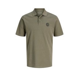 JACK & JONES Polo Jjalliance Ss Ln 12288108 17-0613 TCX vetiver