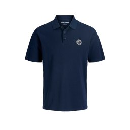 JACK & JONES Polo Jjalliance Ss Ln 12288108 19-3923 TCX navy blazer